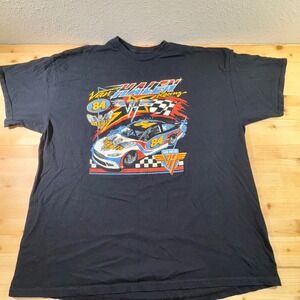 Van Halen‎ Racing T-Shirt Graphic Print Short Sleeve Band Tee 2XL